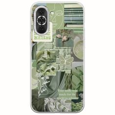 Aesthetic Green Huawei Nova 10 Pro Flexible TPU (Διάφανη Σιλικόνη)