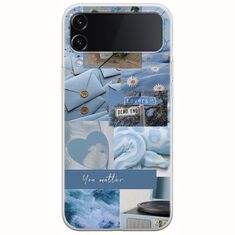 Aesthetic Blue Samsung Galaxy Z Flip 4 5G Flexible TPU (Διάφανη Σιλικόνη)