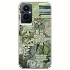 Aesthetic Green Oppo Reno 8 Lite Flexible TPU (Διάφανη Σιλικόνη)