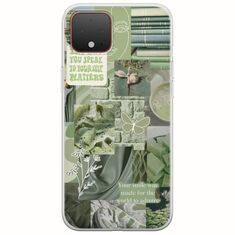 Aesthetic Green Google Pixel 4 Flexible TPU (Διάφανη Σιλικόνη)