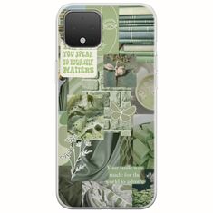 Aesthetic Green Google Pixel 4 XL Flexible TPU (Διάφανη Σιλικόνη)