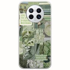 Aesthetic Green Huawei Mate 50 Pro Flexible TPU (Διάφανη Σιλικόνη)