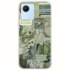 Aesthetic Green Realme Narzo 50i Prime Flexible TPU (Διάφανη Σιλικόνη)