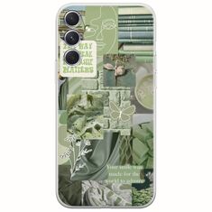 Aesthetic Green Samsung Galaxy A54 5G Flexible TPU (Διάφανη Σιλικόνη)