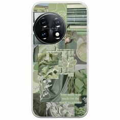 Aesthetic Green OnePlus 11 5G Flexible TPU (Διάφανη Σιλικόνη)