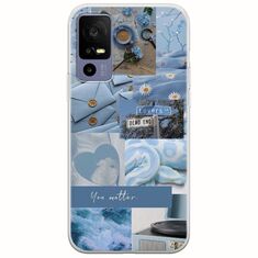 Aesthetic Blue TCL 40R 5G Flexible TPU (Διάφανη Σιλικόνη)
