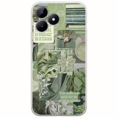 Aesthetic Green Realme C53 Flexible TPU (Διάφανη Σιλικόνη)