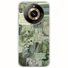 Aesthetic Green Realme 11 Pro Plus 5G Flexible TPU (Διάφανη Σιλικόνη)