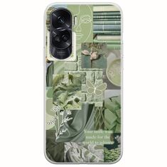Aesthetic Green Honor 90 Lite 5G Flexible TPU (Διάφανη Σιλικόνη)