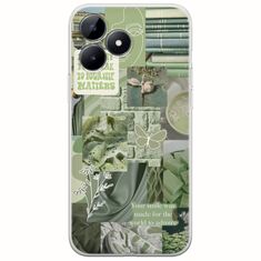 Aesthetic Green Realme C51 Flexible TPU (Διάφανη Σιλικόνη)