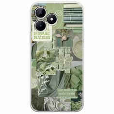 Aesthetic Green Realme Note 50 Flexible TPU (Διάφανη Σιλικόνη)