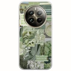 Aesthetic Green Realme 12 Pro Plus 5G Flexible TPU (Διάφανη Σιλικόνη)