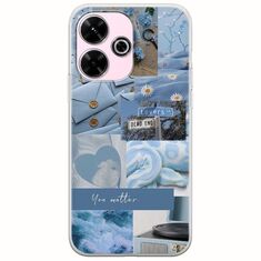 Aesthetic Blue Xiaomi Poco M6 4G Flexible TPU (Διάφανη Σιλικόνη)
