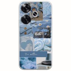 Aesthetic Blue Xiaomi Poco F6 5G Flexible TPU (Διάφανη Σιλικόνη)