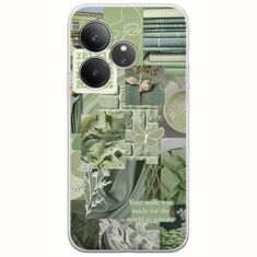 Aesthetic Green Realme GT 6T 5G Flexible TPU (Διάφανη Σιλικόνη)