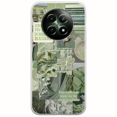 Aesthetic Green Realme 12x 5G Flexible TPU (Διάφανη Σιλικόνη)