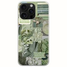 Aesthetic Green iPhone 16 Pro Max Flexible TPU (Διάφανη Σιλικόνη)