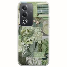 Aesthetic Green Oppo A80 5G Flexible TPU (Διάφανη Σιλικόνη)