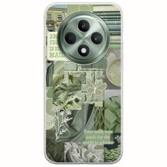 Aesthetic Green Oppo Reno 12 F 5G Flexible TPU (Διάφανη Σιλικόνη)