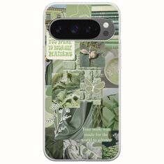 Aesthetic Green Google Pixel 9 5G Flexible TPU (Διάφανη Σιλικόνη)
