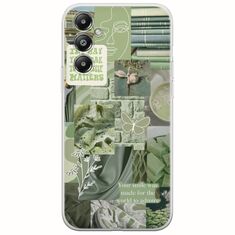 Aesthetic Green Samsung Galaxy A16 4G / 5G Flexible TPU (Διάφανη Σιλικόνη)