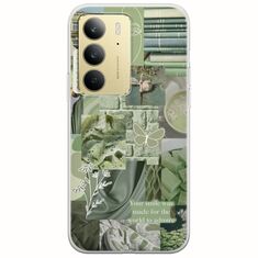 Aesthetic Green Realme C75 4G Flexible TPU (Διάφανη Σιλικόνη)