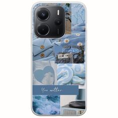 Aesthetic Blue Xiaomi Redmi Note 14 4G Flexible TPU (Διάφανη Σιλικόνη)