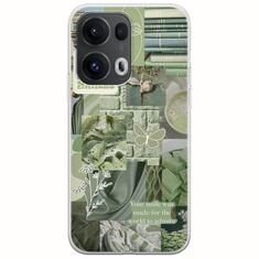 Aesthetic Green Oppo Reno 13 Pro 5G Flexible TPU (Διάφανη Σιλικόνη)