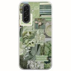 Aesthetic Green Samsung Galaxy A17 4G / 5G Flexible TPU (Διάφανη Σιλικόνη)