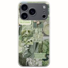 Aesthetic Green iPhone 17 Pro Flexible TPU (Διάφανη Σιλικόνη)
