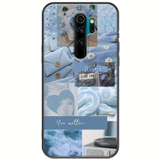 Aesthetic Blue Xiaomi Redmi Note 8 Pro Black TPU (Μαύρη Σιλικόνη)