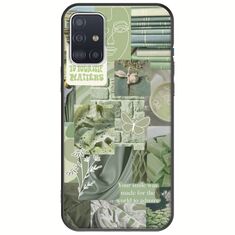 Aesthetic Green Samsung Galaxy A51 Black TPU (Μαύρη Σιλικόνη)