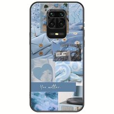 Aesthetic Blue Xiaomi Redmi Note 9S / 9 Pro / 9 Pro Max Black TPU (Μαύρη Σιλικόνη)