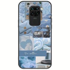 Aesthetic Blue Xiaomi Redmi Note 9 Black TPU (Μαύρη Σιλικόνη)