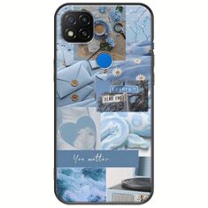 Aesthetic Blue Xiaomi Redmi 9C Black TPU (Μαύρη Σιλικόνη)