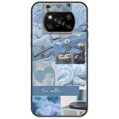 Aesthetic Blue Xiaomi Poco X3 NFC / X3 Pro Black TPU (Μαύρη Σιλικόνη)