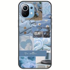 Aesthetic Blue Xiaomi Mi 11 Black TPU (Μαύρη Σιλικόνη)