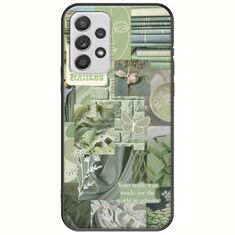 Aesthetic Green Samsung Galaxy A32 5G Black TPU (Μαύρη Σιλικόνη)