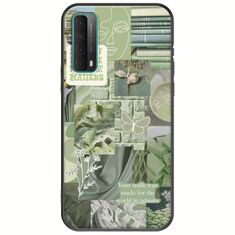 Aesthetic Green Huawei P Smart 2021 Black TPU (Μαύρη Σιλικόνη)