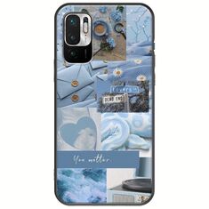 Aesthetic Blue Xiaomi Redmi Note 10 5G Black TPU (Μαύρη Σιλικόνη)