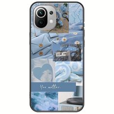 Aesthetic Blue Xiaomi Mi 11 Lite / 11 Lite NE / 5G Black TPU (Μαύρη Σιλικόνη)