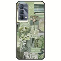 Aesthetic Green Realme GT 5G Black TPU (Μαύρη Σιλικόνη)