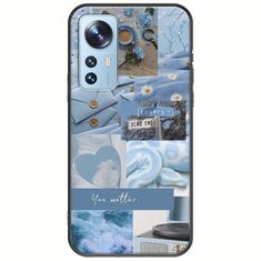 Aesthetic Blue Xiaomi 12 / 12X Black TPU (Μαύρη Σιλικόνη)