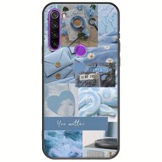 Aesthetic Blue Xiaomi Redmi Note 8 2021 Black TPU (Μαύρη Σιλικόνη)