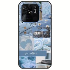 Aesthetic Blue Xiaomi Redmi 10C Black TPU (Μαύρη Σιλικόνη)