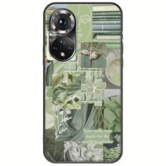 Aesthetic Green Huawei Nova 9 Black TPU (Μαύρη Σιλικόνη)