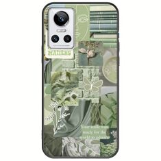 Aesthetic Green Realme GT Neo 3 Black TPU (Μαύρη Σιλικόνη)