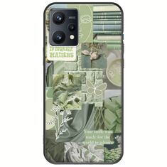 Aesthetic Green Realme 9 4G Black TPU (Μαύρη Σιλικόνη)