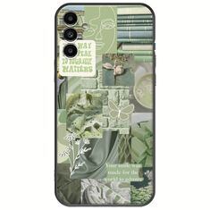 Aesthetic Green Samsung Galaxy A04s Black TPU (Μαύρη Σιλικόνη)