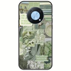 Aesthetic Green Huawei Nova Y90 Black TPU (Μαύρη Σιλικόνη)